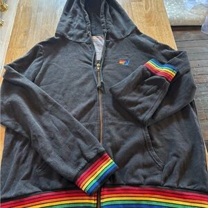 Aviator Black Fleece Jacket